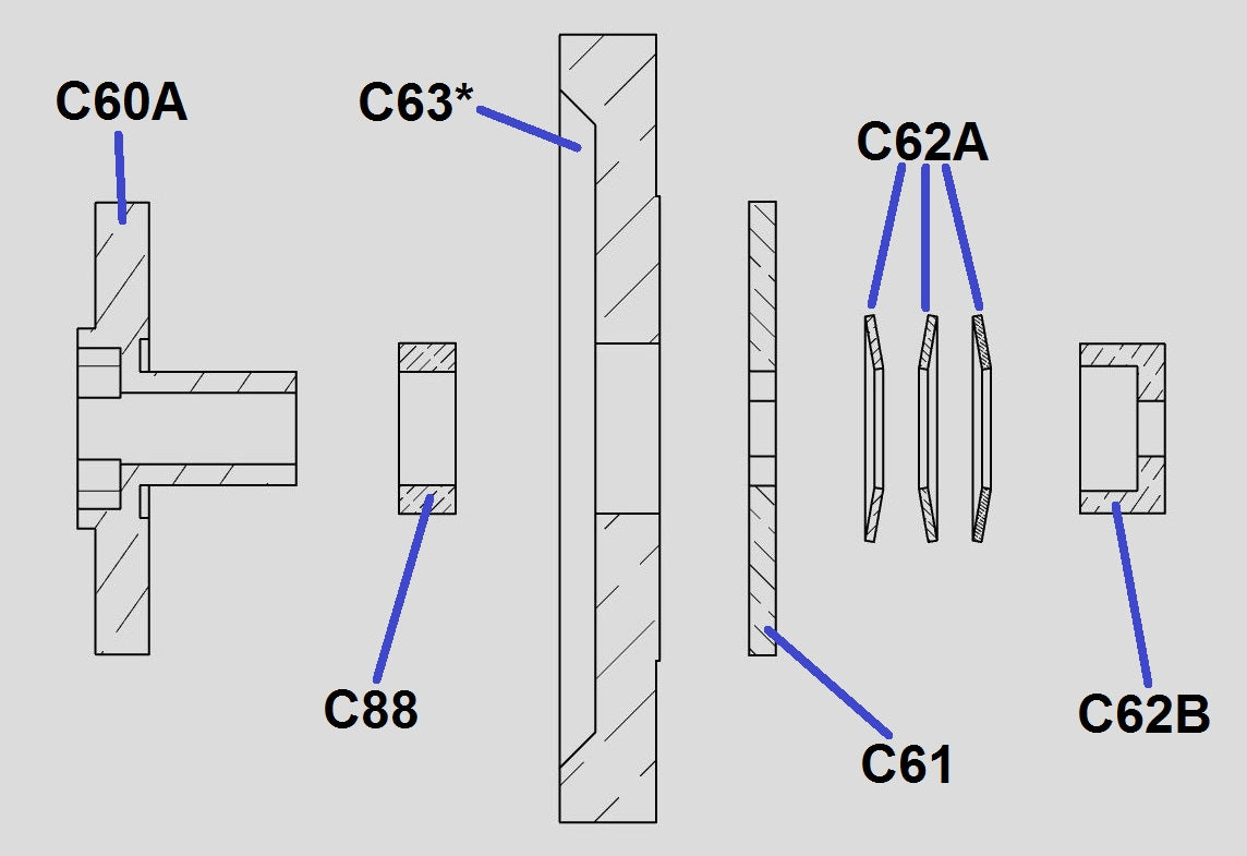 C63C 83T Spur Gear