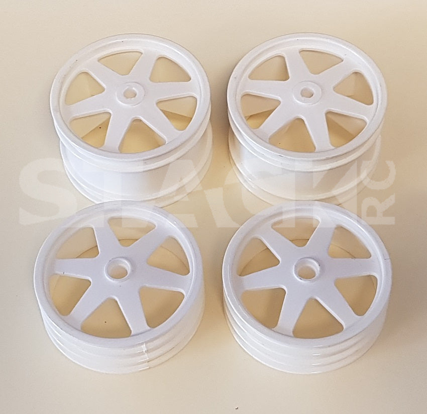 C214V 'Display Only' '94 White 6-Spoke Wheel Set