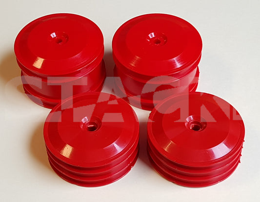 C213 '94 Red Dished Wheel Set