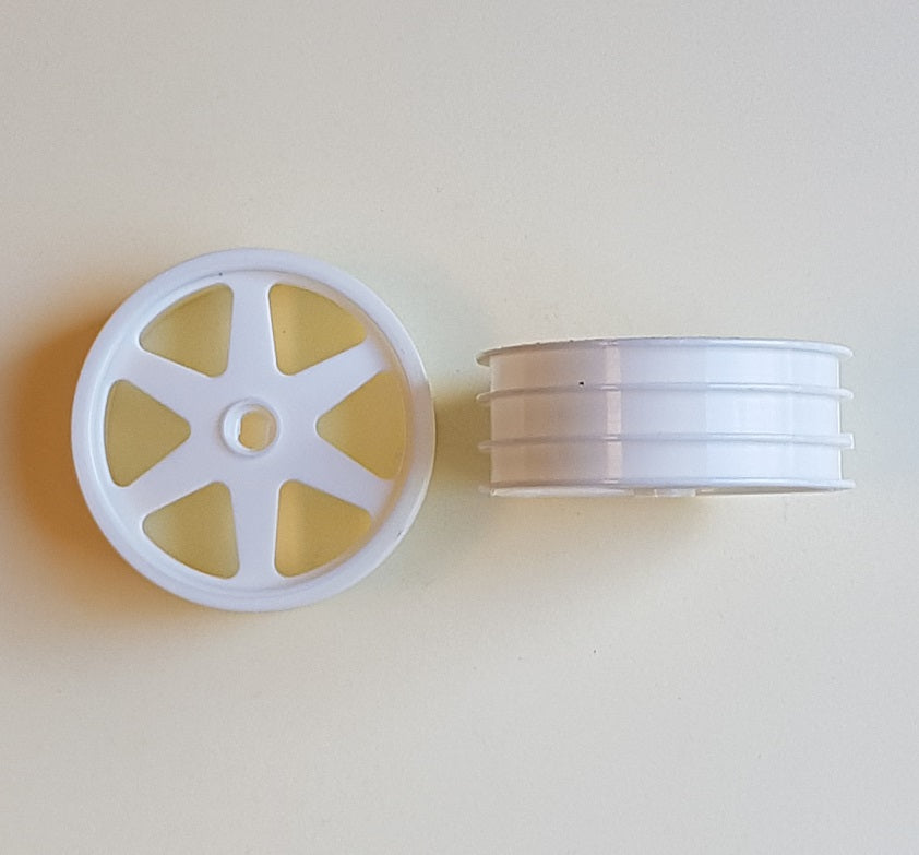 C3S NEW-STRONGER Front '94 White 6-spoke Wheel (each)