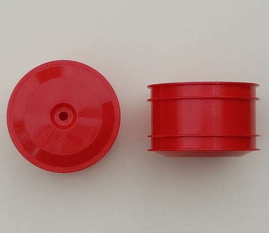 C4R Rear Red Dished Wheel (each)