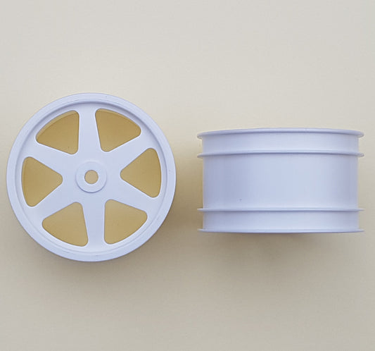 C4S Rear White Spoked wheel (each)